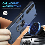 Til Samsung Galaxy A18 5G / A18 4G / A17 5G / A17 4G Cover PC + TPU Drop Defend Telefoncover med Ring Kickstand
