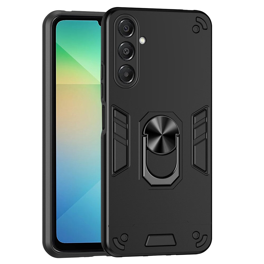 Til Samsung Galaxy A18 5G / A18 4G / A17 5G / A17 4G Cover PC + TPU Drop Defend Telefoncover med Ring Kickstand