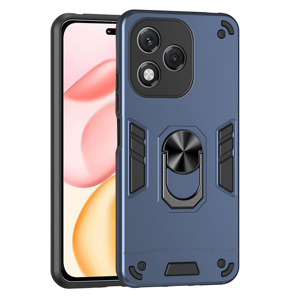 For Honor 400 Lite 5G Case PC + TPU Drop Defend Phone Cover with Ring Kickstand