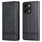 AZNS For Oppo Reno14 Pro 5G (Global) Case Cowhide Texture PU Leather Wallet Phone Cover