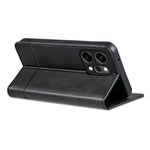 AZNS For Oppo Reno14 Pro 5G (Global) Case Cowhide Texture PU Leather Wallet Phone Cover