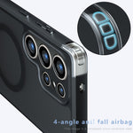 Samsung Galaxy S22 Ultra 5G Magnetiskt Skal TPU + PC Matt Skin Touch mobilskal