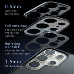 Samsung Galaxy S22 Ultra 5G Magnetiskt Skal TPU + PC Matt Skin Touch mobilskal