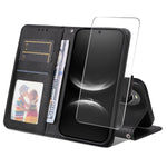 ENKAY HAT PRINCE For Huawei nova 14 5G PU Leather Wallet Case   Phone Stand Cover with Tempered Glass