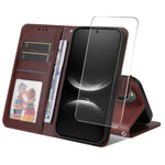 ENKAY HAT PRINCE For Huawei nova 14 5G PU Leather Wallet Case   Phone Stand Cover with Tempered Glass