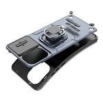 OnePlus Nord CE5 5G / Ace 5 Racing 5G-cover i PC + TPU med stativ, mobil- og linsebeskyttelse