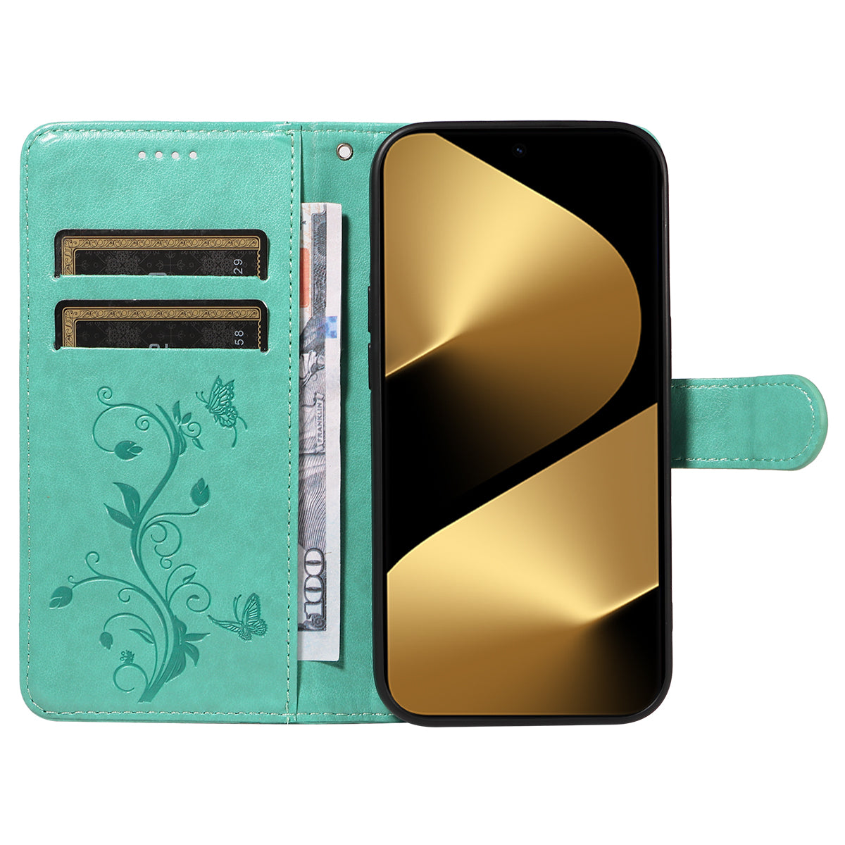 For Huawei Pura 80 Ultra PU Leather Cases Flower Pattern Wallet Stand Phone Cover with Strap