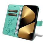 For Huawei Pura 80 Ultra PU Leather Cases Flower Pattern Wallet Stand Phone Cover with Strap