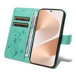 For Huawei Pura 80 PU Leather Cases Flower Pattern Wallet Stand Phone Cover with Strap
