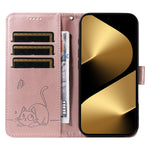 For Huawei Pura 80 Ultra Case Cat Pattern Imprint Leather Phone Cover with Wrist Strap