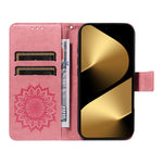 For Huawei Pura 80 Ultra Leather Wallet Case Sunflower Imprinted Phone Cover
