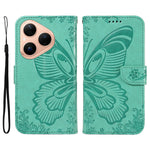 For Huawei Pura 80 Case Butterfly Pattern PU Leather Folio Flip Phone Cover