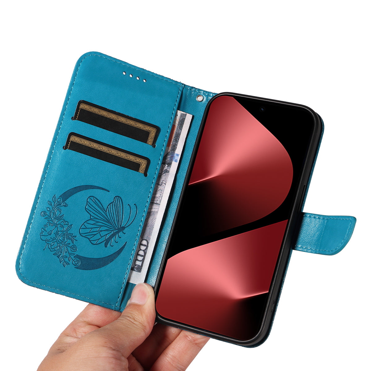 For Huawei Pura 80 Pro+ / Huawei Pura 80 Pro Case Butterfly Pattern PU Leather Folio Flip Phone Cover