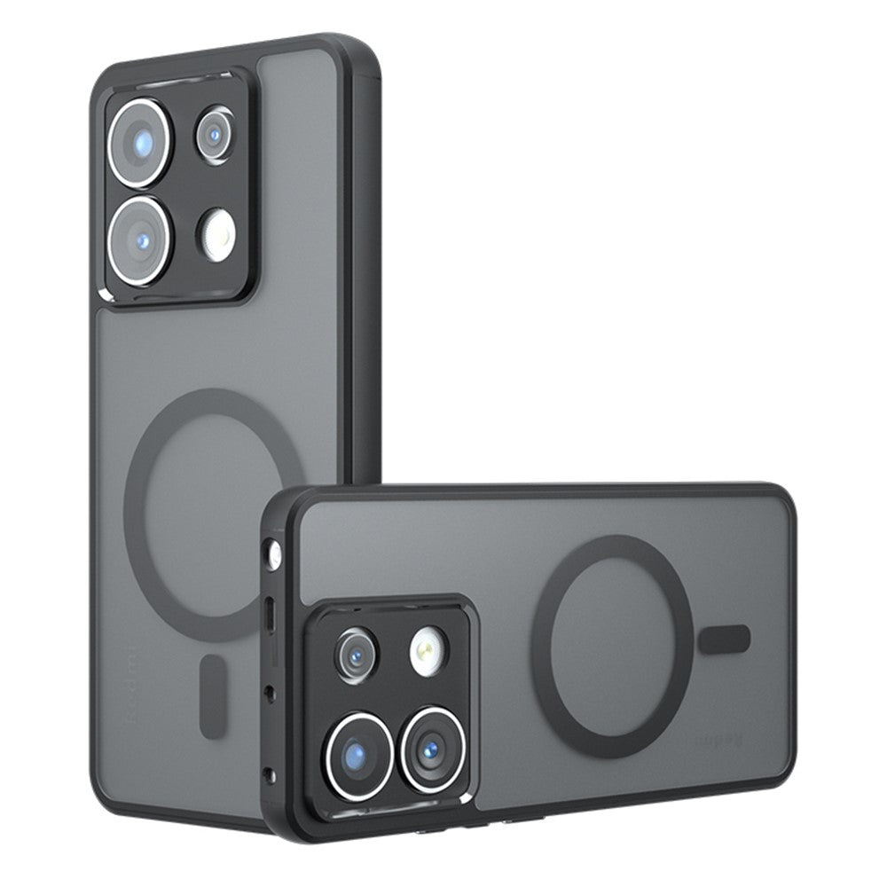 Magnetic Case for Xiaomi Redmi Note 13 Pro 4G Matte Skin Touch Phone Cover