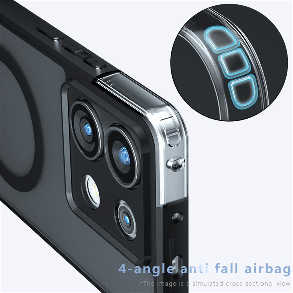 Magnetic Case for Xiaomi Redmi Note 13 Pro 4G Matte Skin Touch Phone Cover