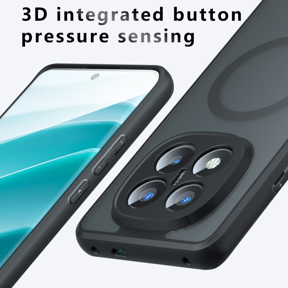 Magnetic Case for Xiaomi Redmi Note 14 Pro+ 5G Matte Skin Touch Phone Cover
