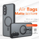 Til Samsung Galaxy A17 5G / A17 4G Magnetisk Cover TPU + PC Mat Overflade Touch Telefoncover
