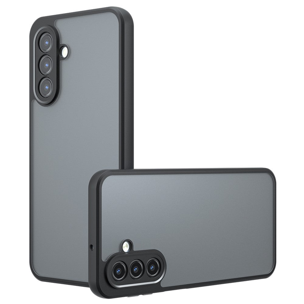 Til Samsung Galaxy A17 5G / A17 4G cover Skin-Touch TPU + PC mat telefonbagcover, transparent sort