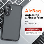 Til Samsung Galaxy A17 5G / A17 4G cover Skin-Touch TPU + PC mat telefonbagcover, transparent sort