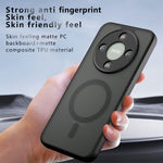 For Honor Magic8 Lite 5G / X9d 5G / X70 5G Magnetic Case TPU + PC Matte Skin Touch Phone Cover