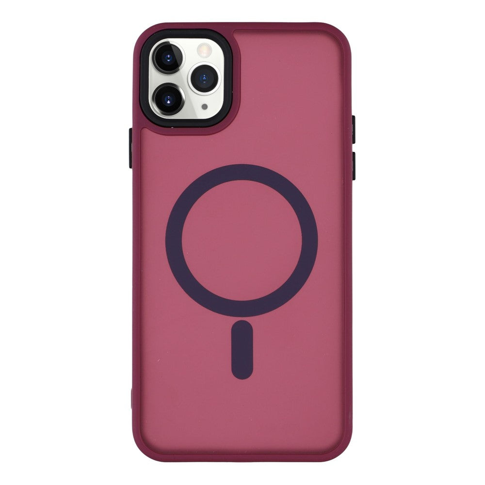 For iPhone 11 Pro Case Compatible with MagSafe Skin-Touch PC + TPU Phone Cover