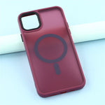 For iPhone 11 Pro Case Compatible with MagSafe Skin-Touch PC + TPU Phone Cover