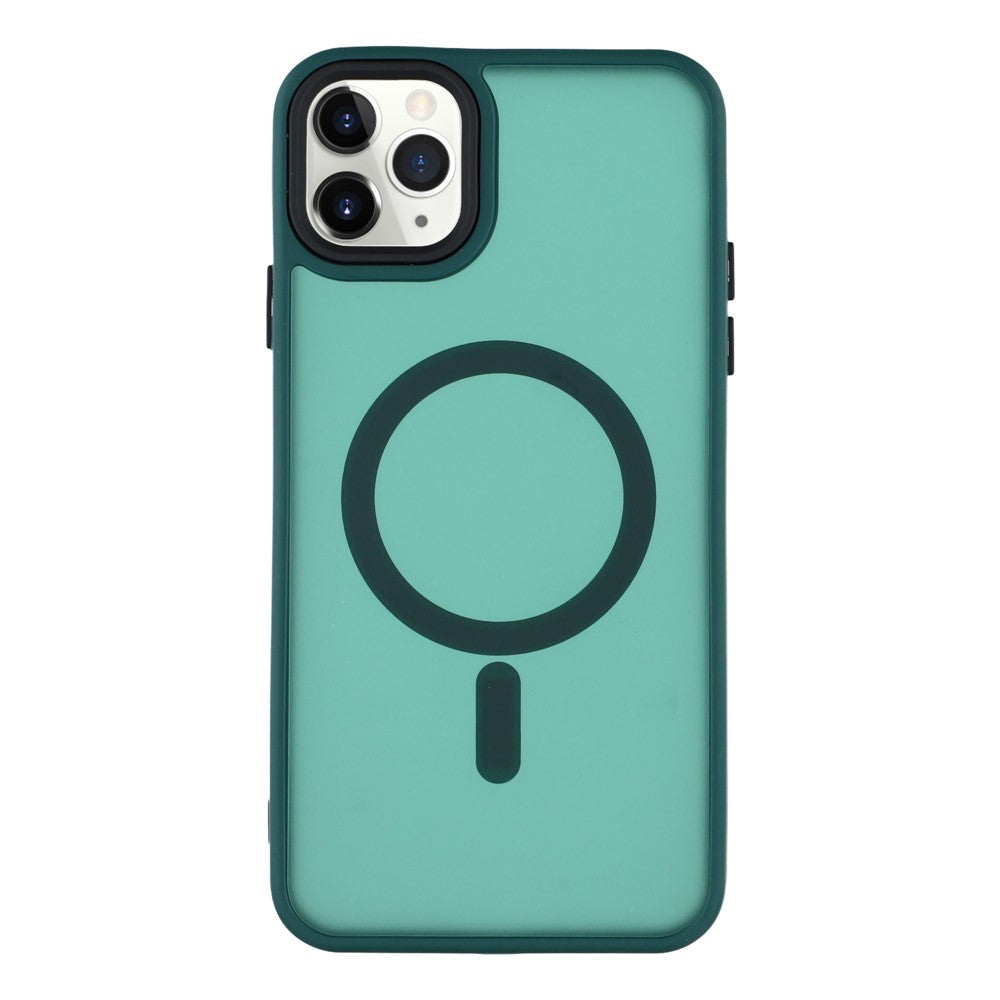 For iPhone 11 Pro Case Compatible with MagSafe Skin-Touch PC + TPU Phone Cover
