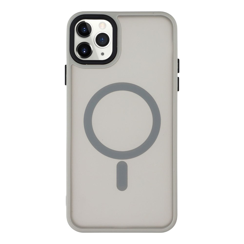 For iPhone 11 Pro Case Compatible with MagSafe Skin-Touch PC + TPU Phone Cover