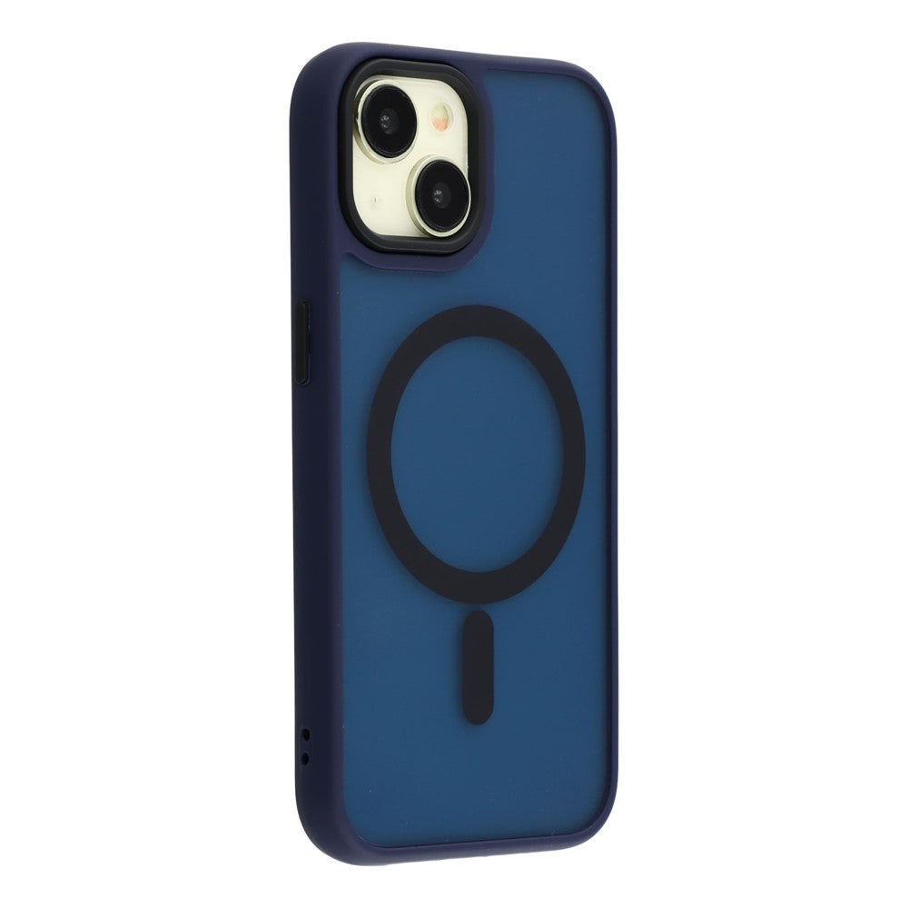 iPhone 14 Plus-skal kompatibelt med MagSafe Skin-Touch PC + TPU-mobilskal