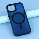 For iPhone 14 Plus Case Compatible with MagSafe Skin-Touch PC + TPU Phone Cover