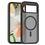For Google Pixel 10 Pro / 10 / 9 Pro / 9 Magnetic Case TPU Frame Acrylic Back Phone Cover Skin Touch