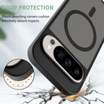 For Google Pixel 10 Pro / 10 / 9 Pro / 9 Magnetic Case TPU Frame Acrylic Back Phone Cover Skin Touch