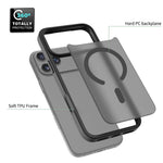 Til iPhone 18 Pro Max / 17 Pro Max Cover Kompatibel med MagSafe TPU-ramme Akrylbagside Telefoncover Skin Touch