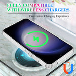 For Samsung Galaxy S25 FE Clear Phone Magnetic Case TPU+Acrylic Back Cover
