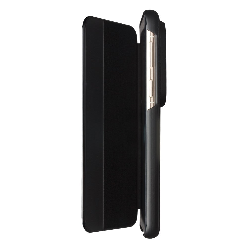 QIALINO För Huawei Pura 80 Ultra Skal View Window Flip Äkta Koläder Slim mobilskal
