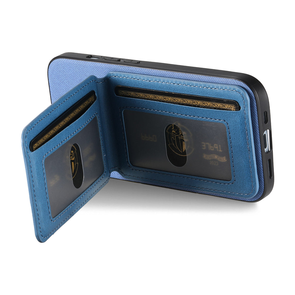 Til Samsung Galaxy A18 5G / A18 4G / A17 5G / A17 4G Cover, Stoftekstur Læder + PC + TPU RFID Blokerende Telefoncover med Kortholder