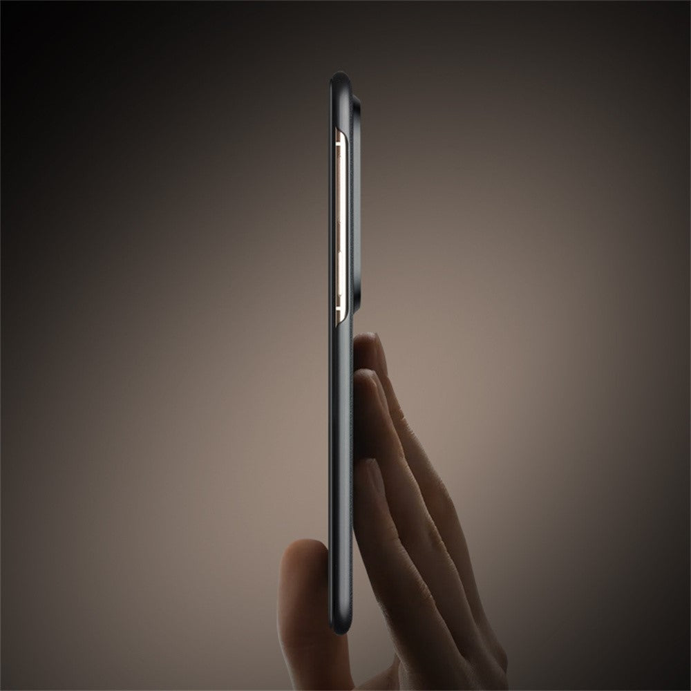 QIALINO För Huawei Pura 80 Skal View Window Flip Äkta Koläder Slim mobilskal