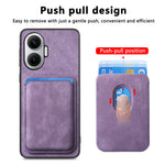 For Xiaomi Redmi Turbo 4 Pro 5G Magnetic Case Leather Back Cover with Detachable Card Holder
