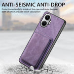 For Xiaomi Redmi Turbo 4 Pro 5G Magnetic Case Leather Back Cover with Detachable Card Holder