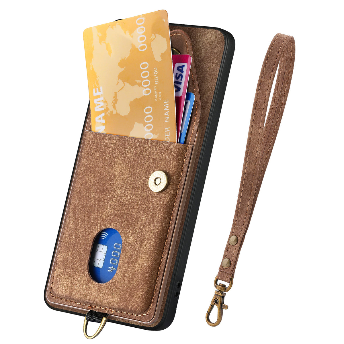 For Samsung Galaxy A18 5G / A18 4G / A17 5G / A17 4G Case with Card Holder Kickstand Leather Phone Back Cover