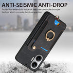 For Xiaomi Redmi Turbo 4 Pro 5G Retro PU Leather Back Cover with RFID Blocking Card Holder