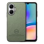 For Xiaomi Poco F7 5G Leather Phone  Back Cover with Cloth Texture