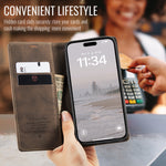 CASEME For iPhone 17 Wallet Case  013 Series PU Leather Phone Cover Stand