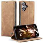 CASEME For iPhone 17 Wallet Case  013 Series PU Leather Phone Cover Stand
