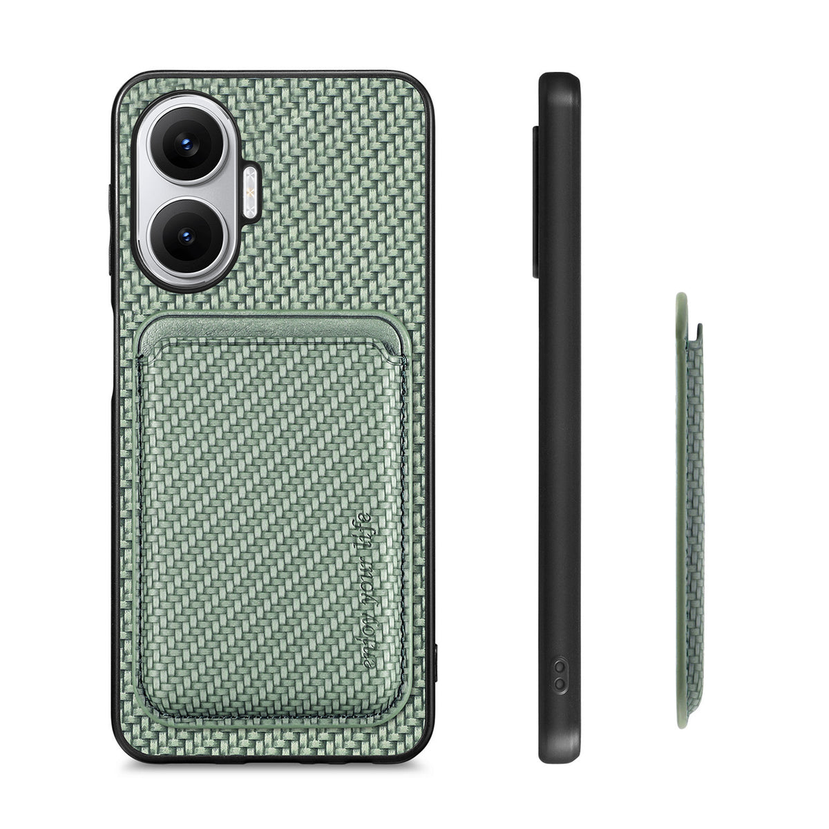 For Xiaomi Redmi Turbo 4 Pro 5G Case Magnetic Detachable Card Holder Phone Back Cover