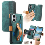 For Xiaomi Redmi Turbo 4 Pro 5G Case Wallet Retro Leather Phone Cover with Wristband Kickstand