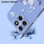 For Motorola Moto G56 5G Case Butterfly Floral Pattern Printing TPU Phone Back Cover
