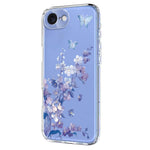 For iPhone 17th / 16th Case Butterfly Floral Pattern Printing TPU Phone Back Cover