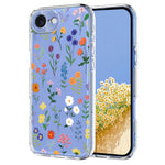 For iPhone 17th / 16th Case Butterfly Floral Pattern Printing TPU Phone Back Cover