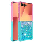 For Samsung Galaxy Z Flip7 5G TPU Case Gradient Quicksand Phone Back Cover